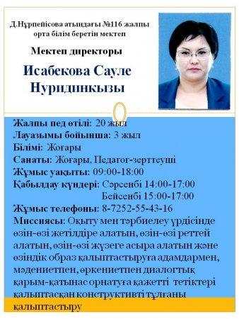 Мектеп директоры